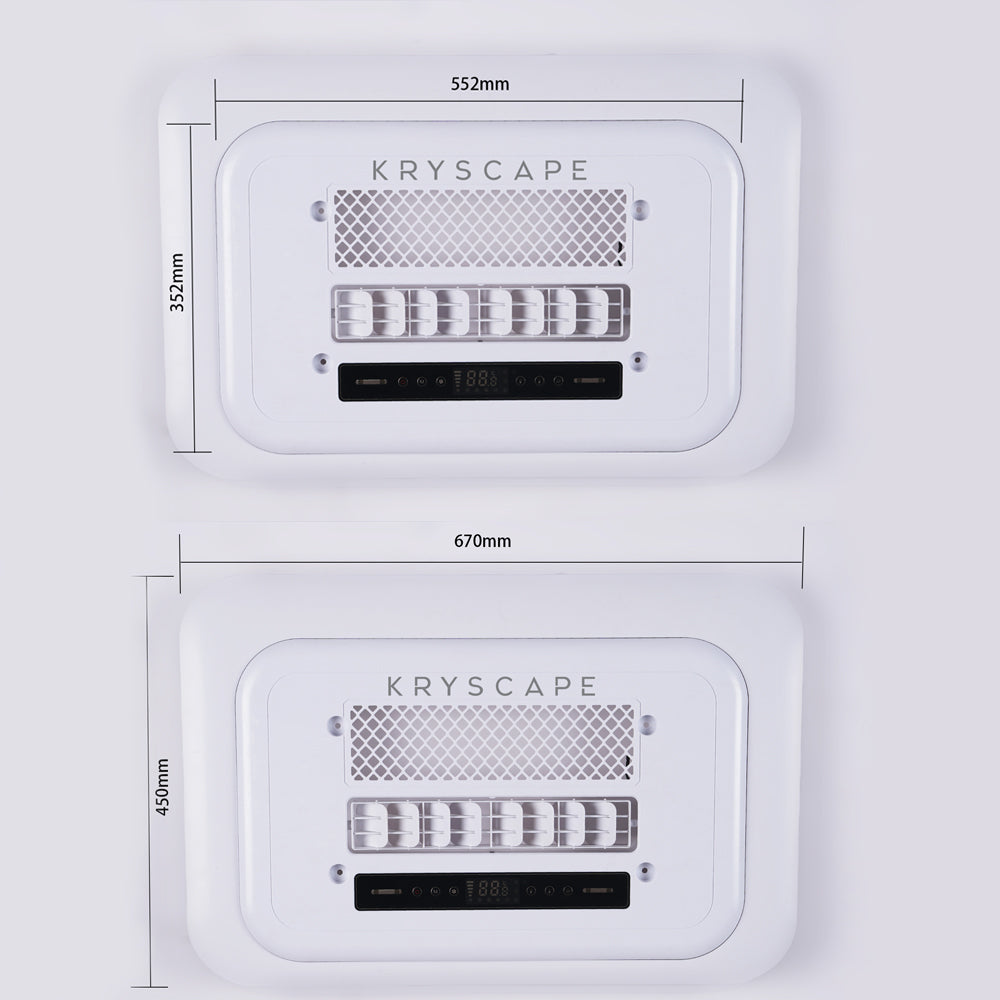 12V 10000BTU Rooftop RV Air Conditioner for RV, Van, Camper, Truck KrysCape