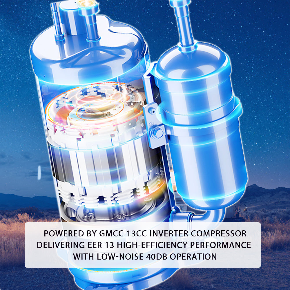 12V 10000BTU Rooftop RV Air Conditioner for RV, Van, Camper, Truck KrysCape