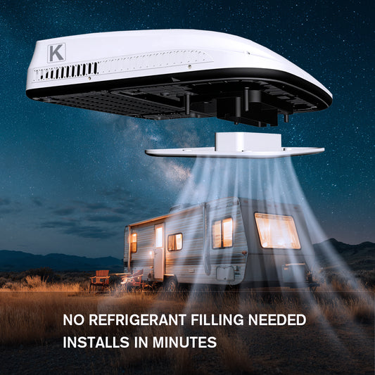 12V 10000BTU Rooftop RV Air Conditioner for RV, Van, Camper, Truck KrysCape